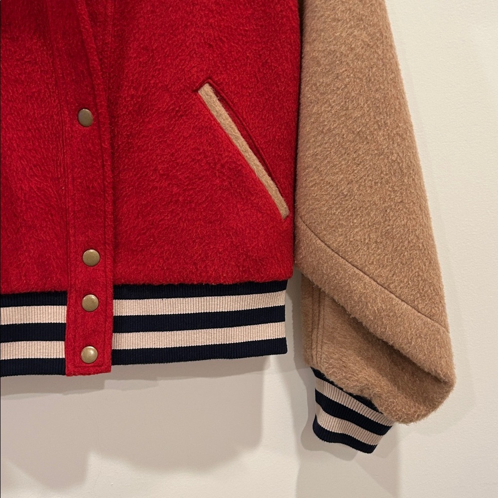 The Great. Baseball Bomber Jacket Sz 1/S Worn Once - Picture 4 of 10